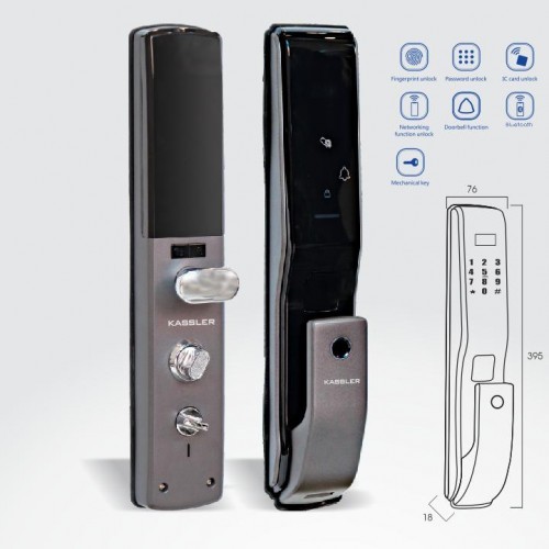 Khóa vân tay Kassler KL-789 APP – Mở khóa bằng APP điện thoại